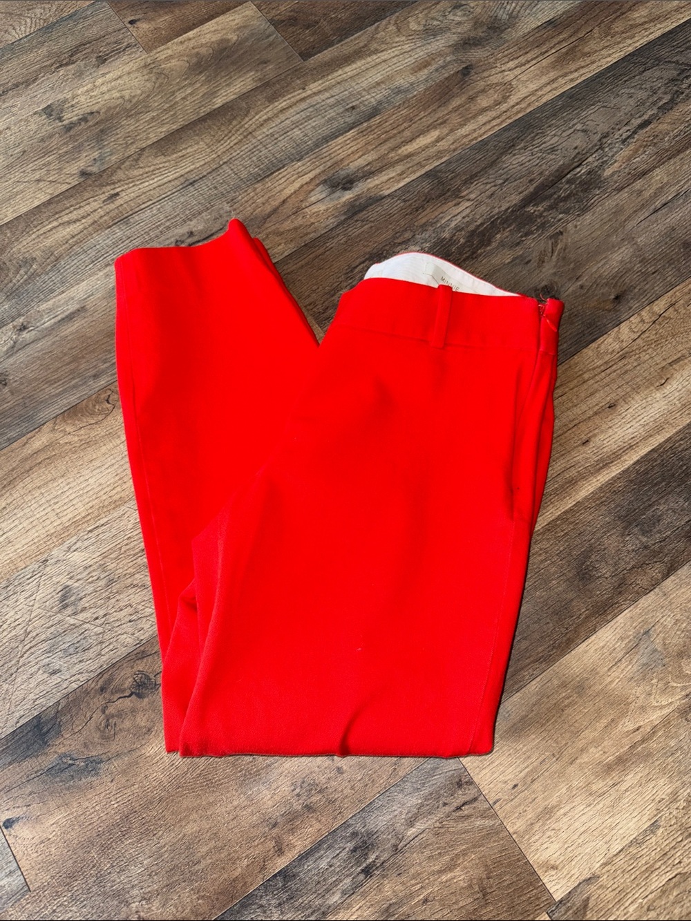 J. Crew Minnie Red Dress Pants